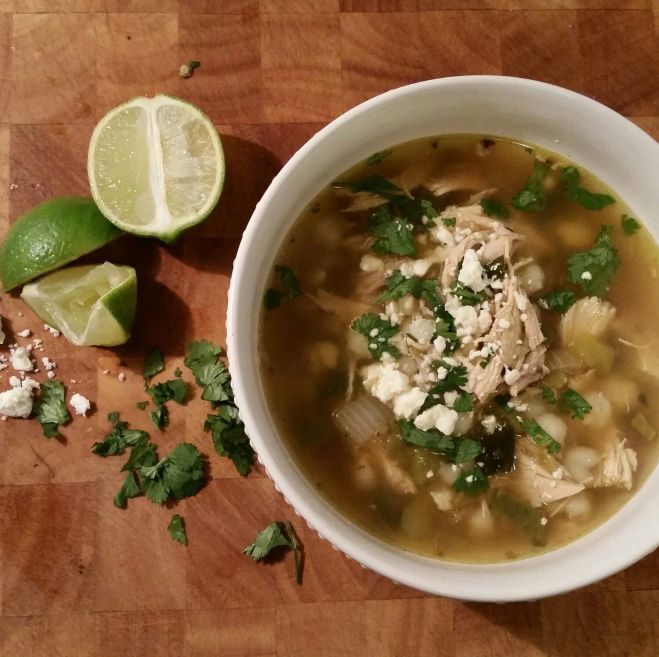 Soup’s On! – Pollo Posole Verde